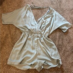 Ark & Co Light Blue Romper